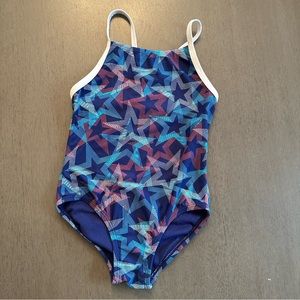 SPEEDO Girls Swimsuit Stars Size Small 4